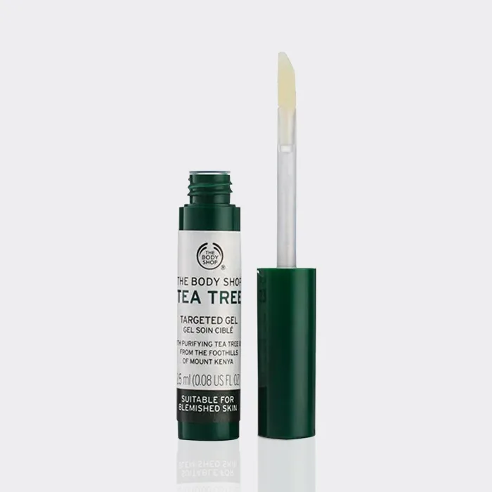 ژل ضد لک هدفمند و بسیار قوی بادی شاپ مدل Tea Tree Targeted Gel