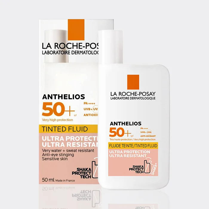فلوئید ضد آفتاب رنگی لاروش پوزای SPF50 مدل  La Roche-Posay Tinted Fluid 50ml