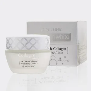 کرم روشن کننده و کلاژن ساز  3W Clinic مدل collagen whitening cream