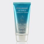 کرم ضد آفتاب آبرسان فارم استی SPF50 حجم 70 گرم مدل Farm Stay Hyaluronic UV Shield Sun Block Cream