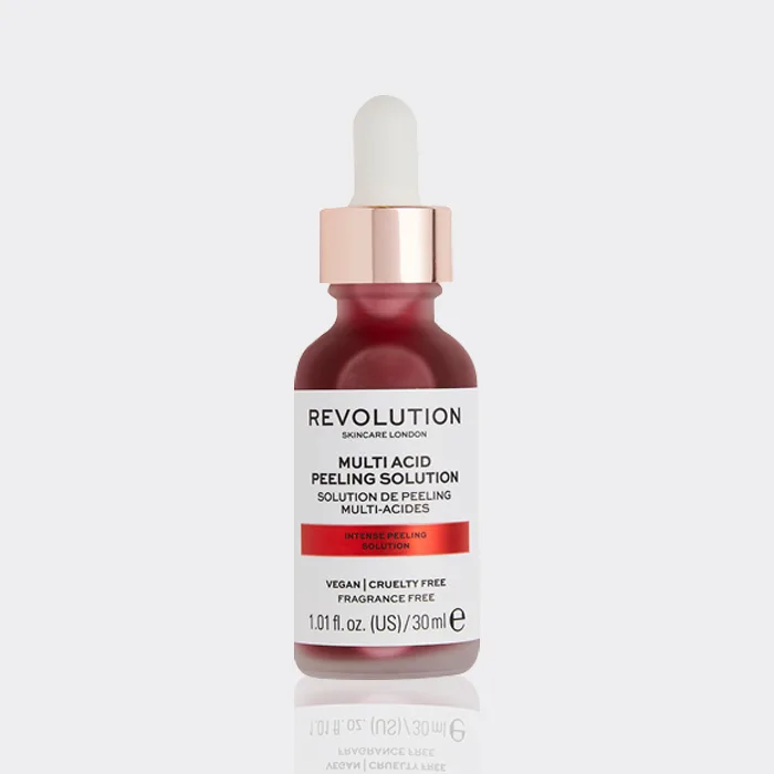 سرم پیلینگ و لایه بردار مولتی اسید رولوشن AHA 30% و BHA 1.5% مدل Multi Acid AHA And BHA Peel Serum 30ML