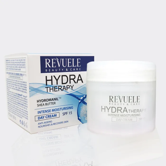 کرم روز آبرسان با اس پی اف 15 رووله مدل Revuele Hydra Therapy intense Moisturising Day cream