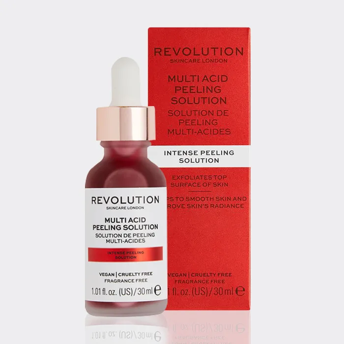 سرم پیلینگ و لایه بردار مولتی اسید رولوشن AHA 30% و BHA 1.5% مدل Multi Acid AHA And BHA Peel Serum 30ML