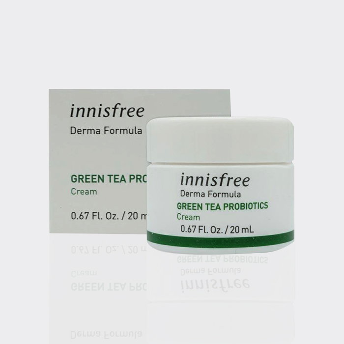 کرم پروبیوتیک چای سبز اینیسفری مدل innisfree green tea probiotics cream