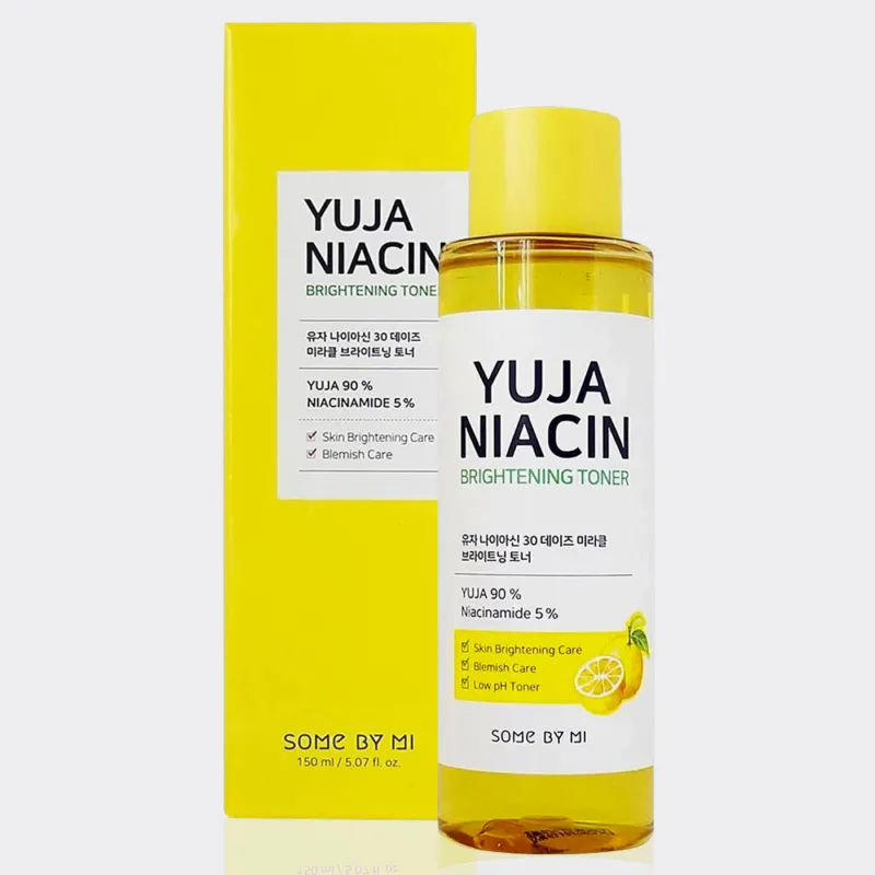 تونر ضد لک و روشن کننده یوجا سام بای می 150 میل مدل Some By Mi yuja niacin brightening toner