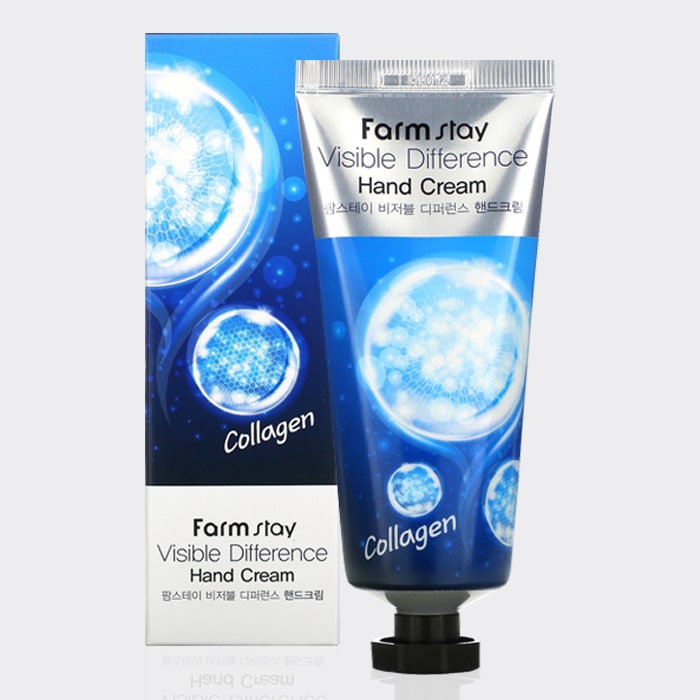 کرم دست کلاژن فارم استی مدل Farm Stay Visible Difference Hand Cream (collagen)