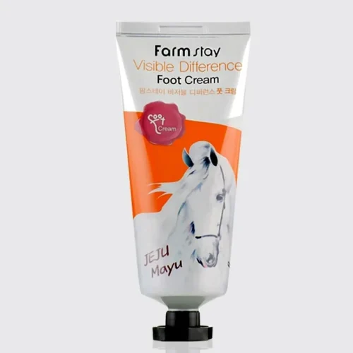 1-min کرم پا روغن اسب فارم استی مدل Farm Stay Visible Difference Foot Cream (jeju maya)