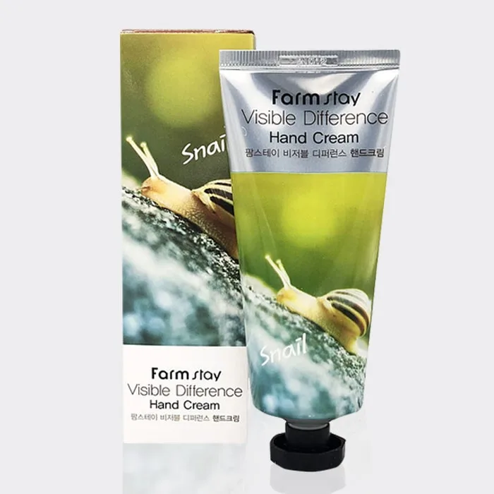 کرم دست حلزون فارم استی مدل Farm Stay Visible Difference Hand Cream (Snail )