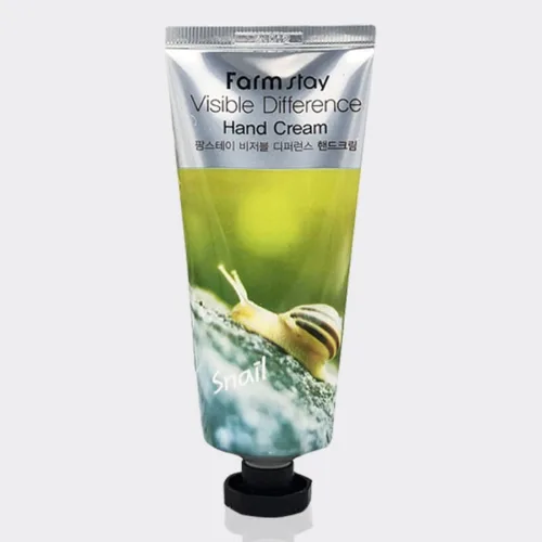 کرم دست حلزون فارم استی مدل Farm Stay Visible Difference Hand Cream (Snail )