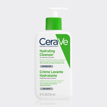 شوینده و آبرسان پوست نرمال تا خشک سراوی مدل Cerave hydrating cleanser
