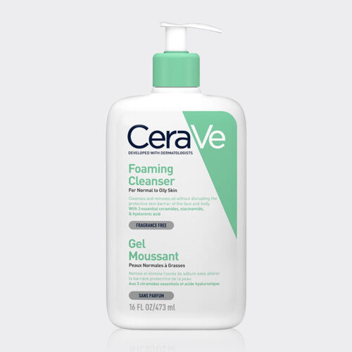شوینده پوست نرمال تا چرب سراوی مدل Cerave Foaming Cleanser for normal to oily skin