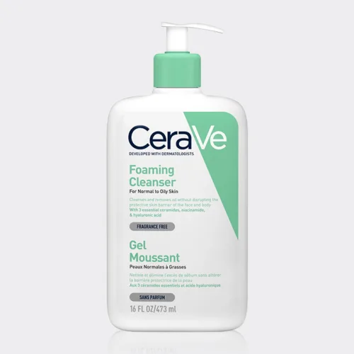 شوینده پوست نرمال تا چرب سراوی مدل Cerave Foaming Cleanser for normal to oily skin