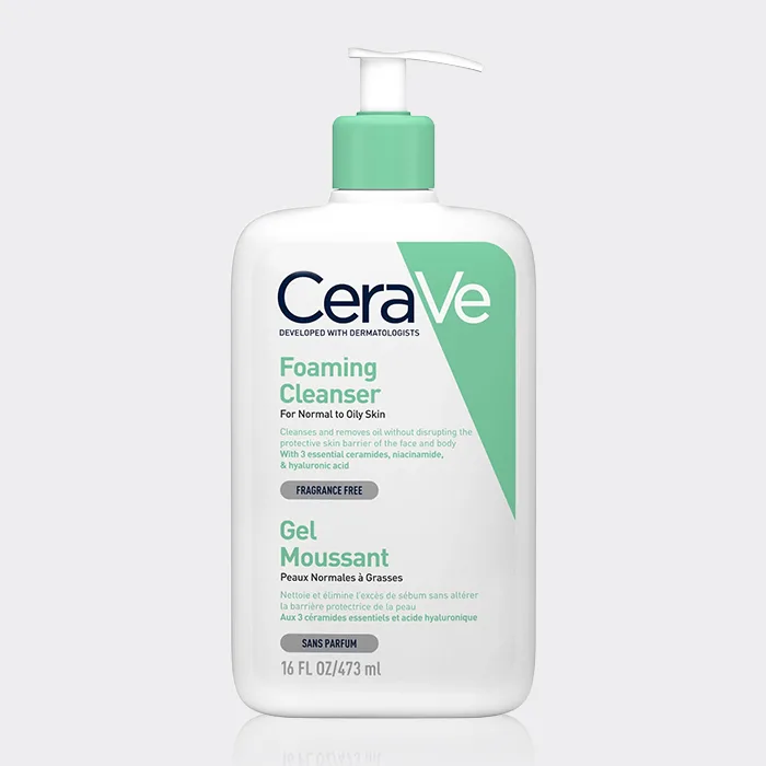 شوینده پوست نرمال تا چرب سراوی مدل Cerave Foaming Cleanser for normal to oily skin