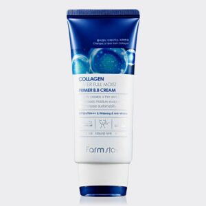 بی بی کرم کلاژن فارم استی 50 گرم مدل Farm Stay Collagen Water Full Moist Primer B.B Cream Spf50