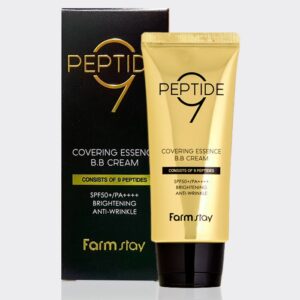 بی بی کرم پپتید فارم استی حجم 50 گرم مدل Farm Stay Covering Essence B.B Cream spf50