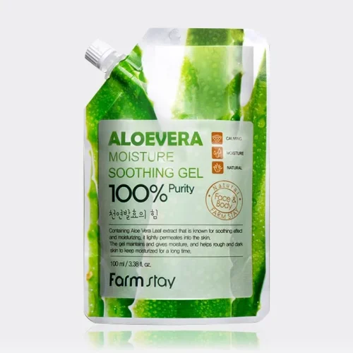 1-min ژل آبرسان و مرطوب کننده آلوئه ورا فارم استی 100 میل
