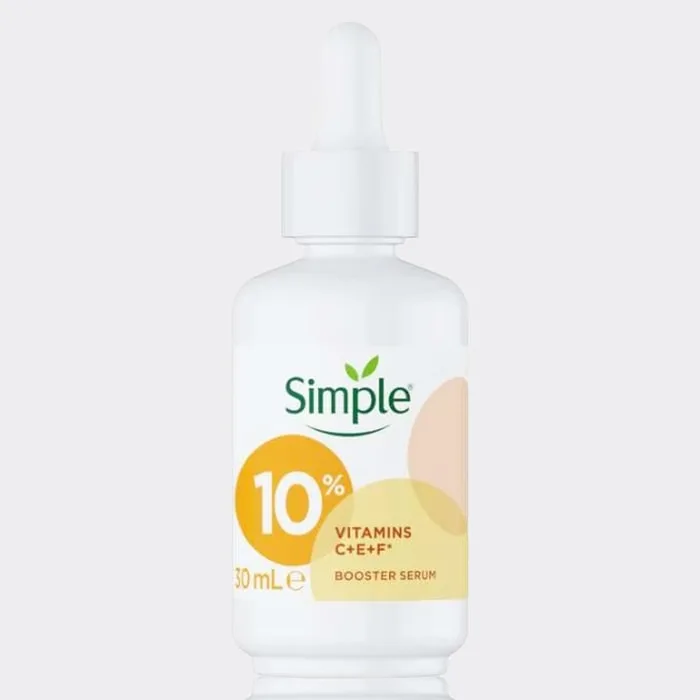 سرم ویتامین سی سیمپل مدل Simple Vitamin C+E+F Booster Serum