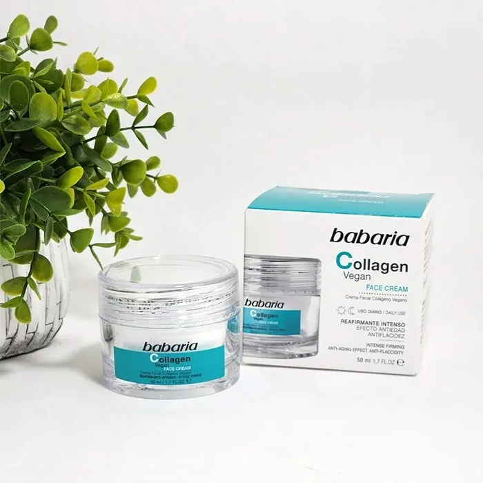 کرم ضد پیری کلاژن باباریا مدل babaria Collagen Vegan Face Cream
