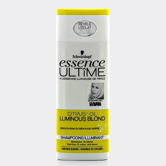 شامپو درخشان کننده موهای بلوند شوارتسکف مدل Schwarzkopf essence Ultime Luminous Blond shampoo
