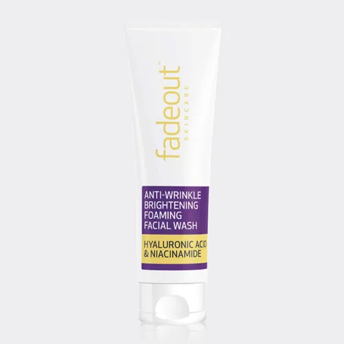 فوم شستشو روشن کننده و ضد چروک فیداوت fadeout ANTI-WRINKLE WHITENING FOAMING FACIAL WASH 100ml