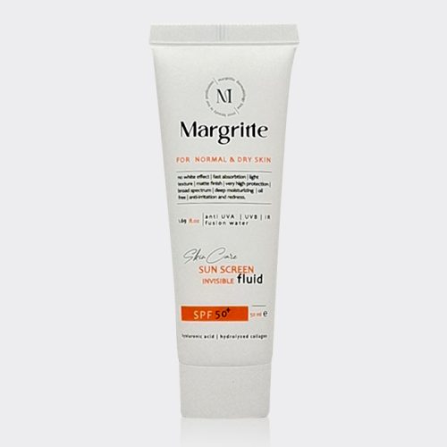 1-margrite-sun-screen-dry-skinn فلوئید ضد آفتاب پوست نرمال تا خشک مارگریت
