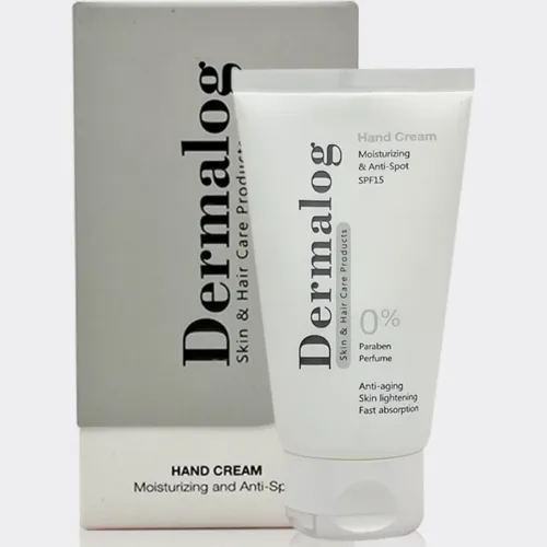 کرم دست مرطوب کننده و ضد لک درمالوگ Dermalog Moisturizing And Anti-Spot Hand Cream 50 ml