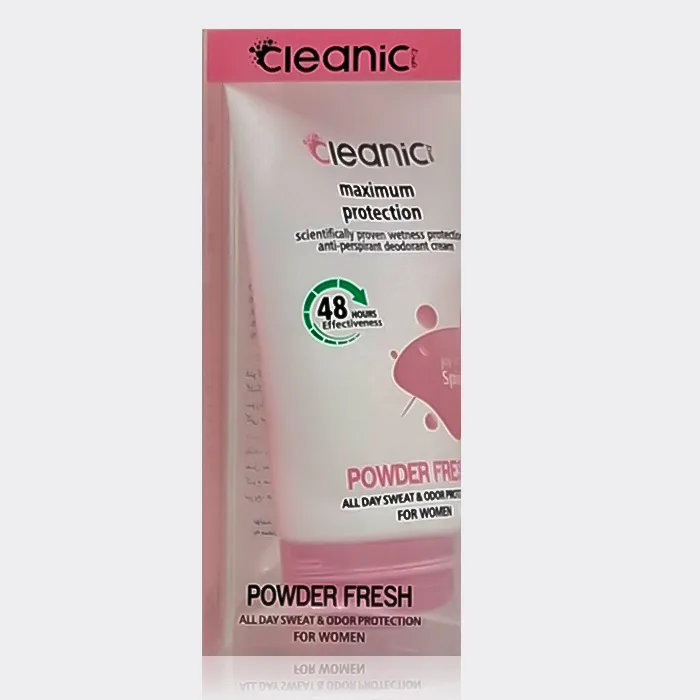 2-powder-fresh-cleanic-kindi-fresh-essence-for-women کرم ضد تعریق کلینیک کیندی