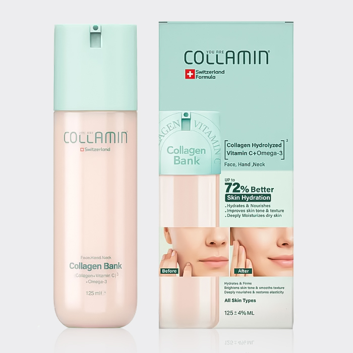 2-collamin-collagen-bank کرم مرطوب کننده و جوانساز کلاژن بانک کلامین