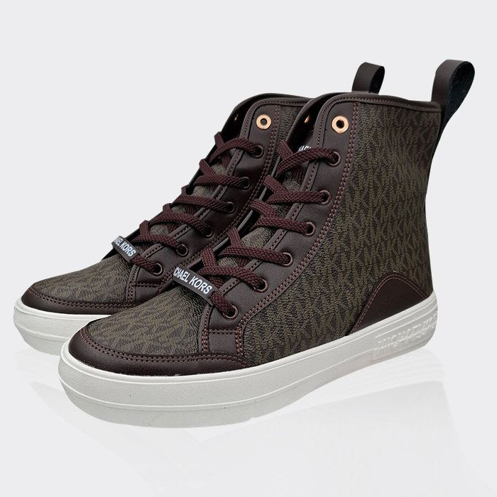 2-micle-corce--boot-brown کفش روزمره زنانه مدل مایکل کورس ساق دار