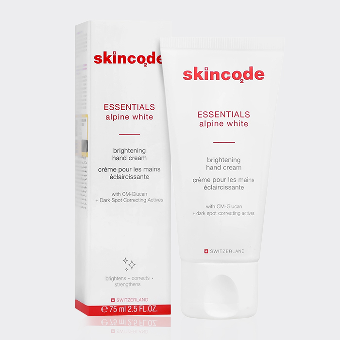 2-skincode-brightening-hand-cream کرم دست ضد لک و روشن کننده اسکین کد