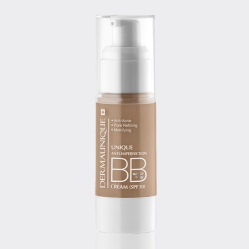 1-dermaunique-BB-cream#cba281 بی بی کرم ضد جوش و کنترل چربی درمایونیک