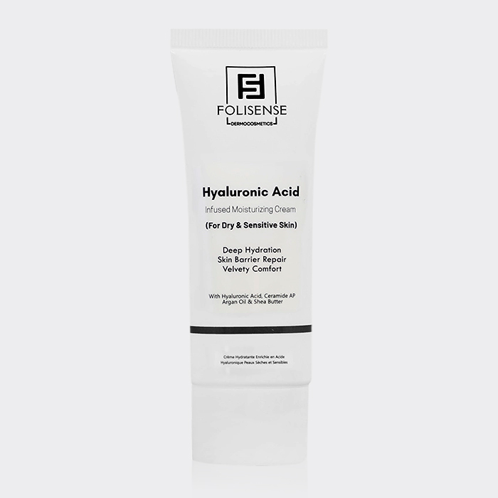 1-folisense-hyaluronic-acid-moisturizing-cream کرم مرطوبکننده هیالورونیک اسید فولیسنس