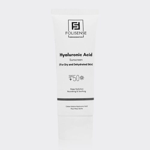 1-folisense-hyaluronic-acid-sunscreen کرم ضد آفتاب هیالورونیک اسید فولیسنس