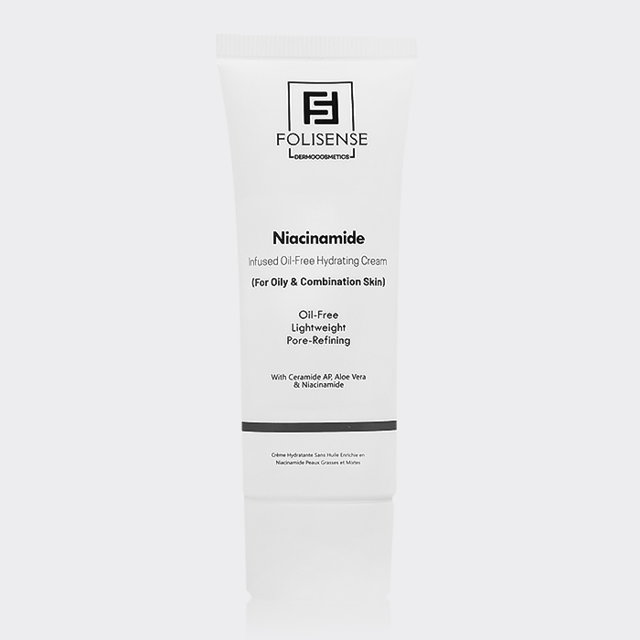 1-folisense-niacinamide-hydrating-cream کرم آبرسان نیاسینامید فولیسنس