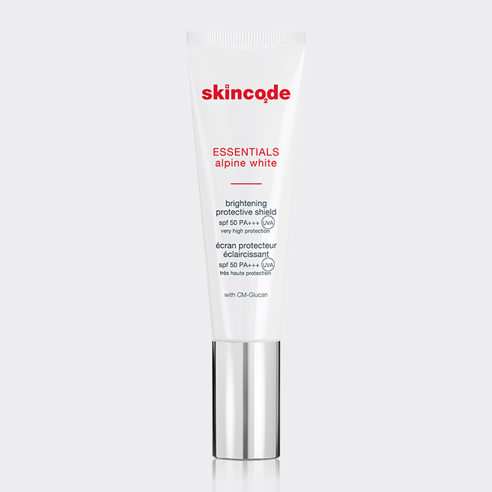 1-skincode-brightening-protective-shield فلوئید ضد آفتاب روشنکننده اسکین کد