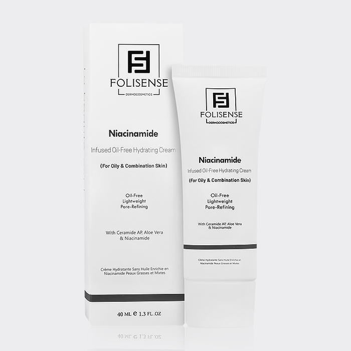 2-folisense-niacinamide-hydrating-cream کرم آبرسان نیاسینامید فولیسنس