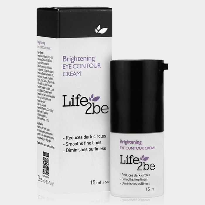 2-life-to-be-brightening-eye-contour-cream کرم دور چشم روشنکننده قوی لایف تو بی