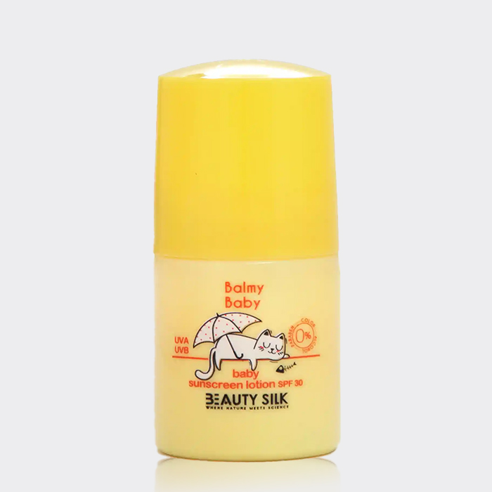 1-beauty-silk-baby-sunscreen لوسیون ضد آفتاب کودک بیوتی سیلک