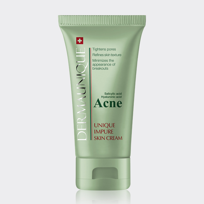 1-dermaunique-acne-skin-cream کرم مرطوب کننده ضد جوش درمایونیک