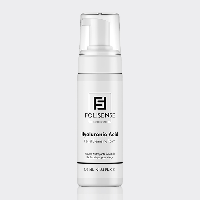 1-folisense-hyaluronic-cleansing-foam فوم شستشو هیالورونیک اسید فولیسنس