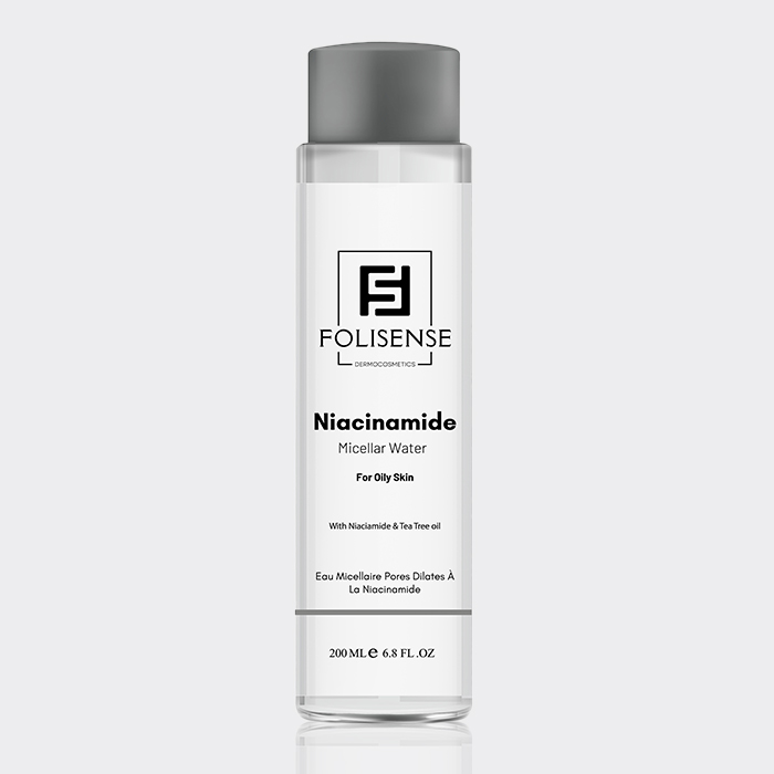 1-folisense-niacinami-micellar-water میسلار واتر پوست چرب نیاسینامید فولیسنس