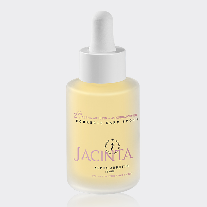 1-jacinta-alpha-abutin-serum سرم ضد لک و روشنکننده آلفا آربوتین ژاکینتا