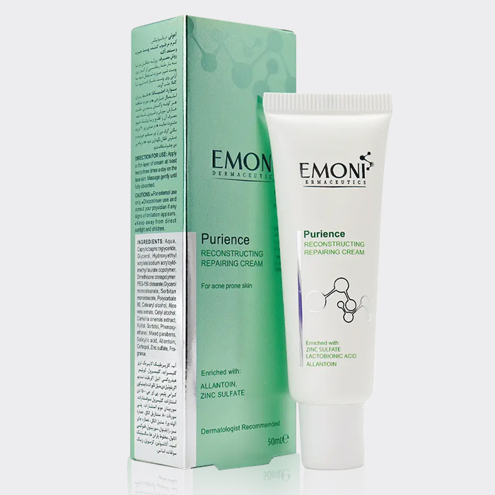 2-emoni-purience-oily-and-acne-prone-skin کرم مرطوب کننده پوست چرب امونی