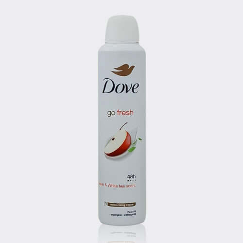 1-dove-go-fresh-apple-white-tea اسپری ضد تعریق سیب داو