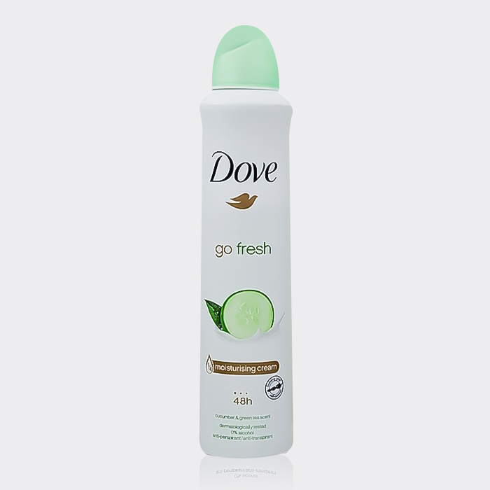 1-dove-gorefresh-cucumber اسپری ضد تعریق خیار داو