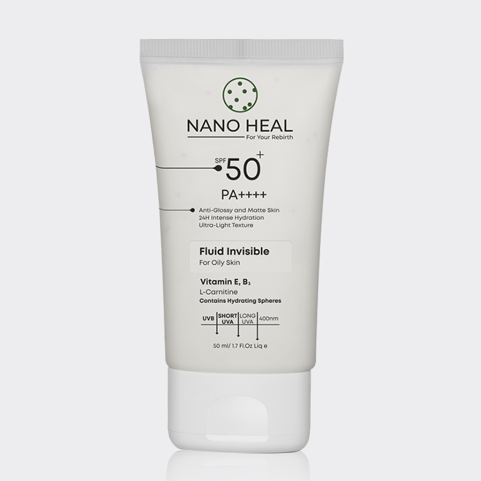 1-nano-heal-oily-sunscreen فلوئید ضد آفتاب پوست چرب نانو هیل