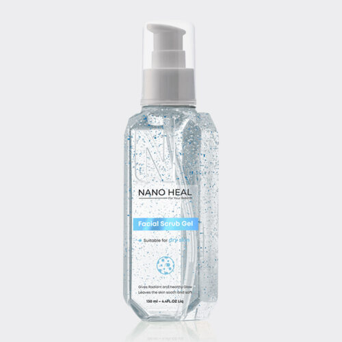 1-nanoheal-facial-scrub-gel-dry ژل اسکراب شستشو پوست خشک نانو هیل