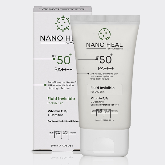 2-nano-heal-oily-sunscreen فلوئید ضد آفتاب پوست چرب نانو هیل