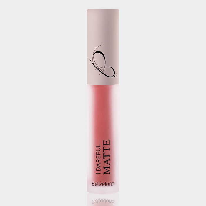 1-belladona-lip-matte#af2629 رژ لب مایع مات بلادونا با جلوه مات مخملی و ماندگاری بالا