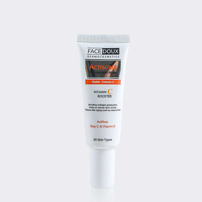 1-facedoux-actisome-eye-contour-vitamin-c-booster کرم دور چشم ویتامین سی اکتیزوم فیس دوکس